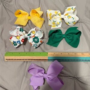 Hanna Andersson 3” Hair Bow Lot